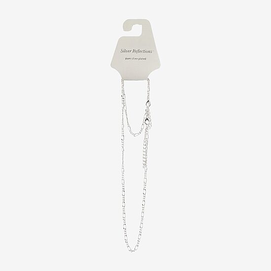 Silver Reflections Womens Pure Silver Over Brass Jewelry Set
