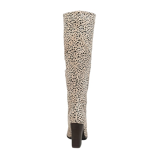 Journee Collection Womens Kyllie Stacked Heel Dress Boots