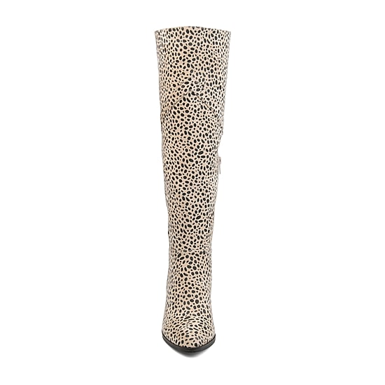 Journee Collection Womens Kyllie Stacked Heel Dress Boots