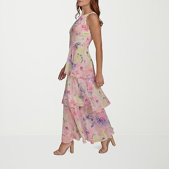 Marc New York Womens Halter Neck Sleeveless Maxi Dress