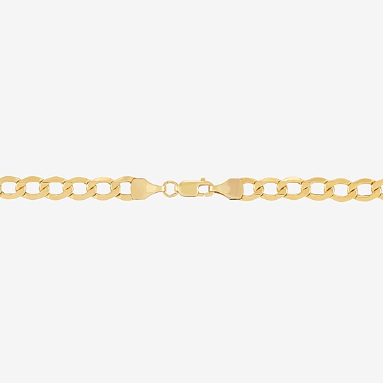 Made in Italy Unisex Adult 10K Gold 20 Inch Curb Chain Necklace