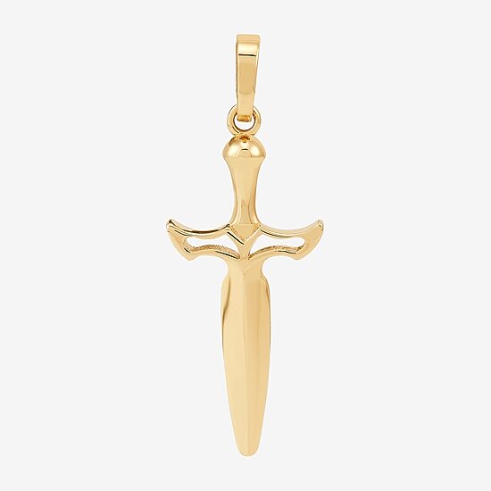 Mens 14K Gold Pendant