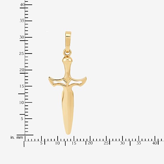Mens 14K Gold Pendant