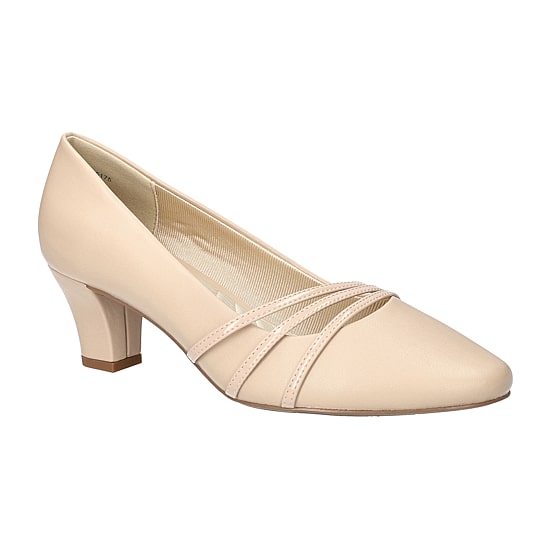 Easy Street Cristiny Womens Round Closed Toe Stiletto Heel Pumps