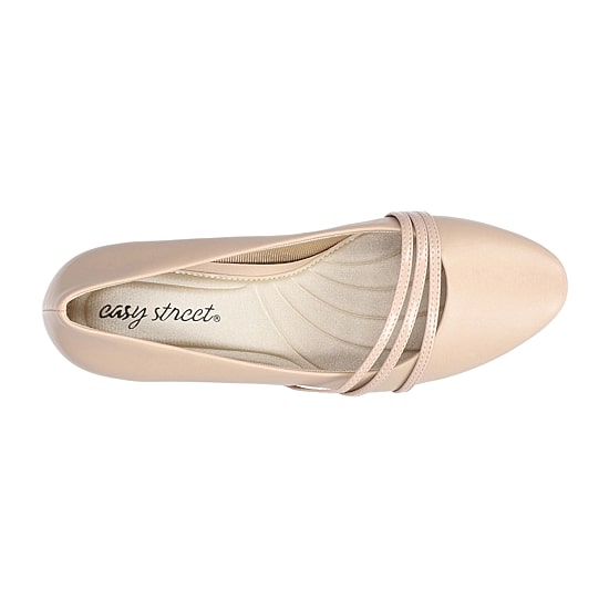 Easy Street Cristiny Womens Round Closed Toe Stiletto Heel Pumps