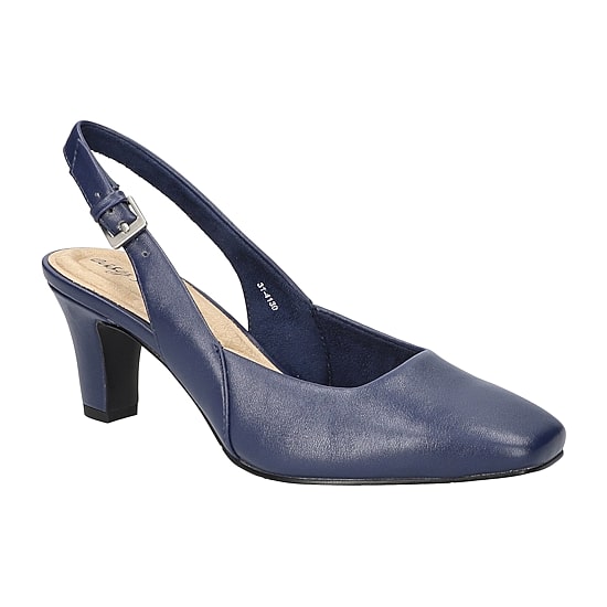 Easy Street Ritsa Womens Square Closed Toe Stiletto Heel Pumps
