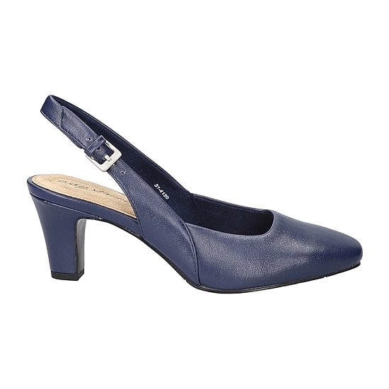 Easy Street Ritsa Womens Square Closed Toe Stiletto Heel Pumps