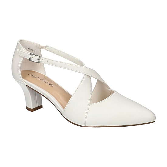 Easy Street Elegance Womens Round Closed Toe Stiletto Heel Pumps
