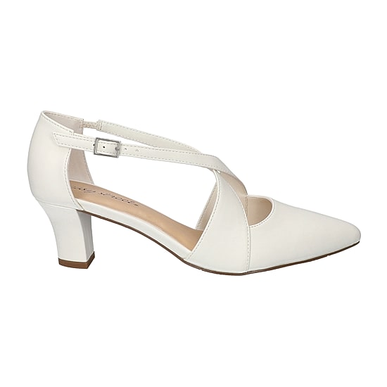 Easy Street Elegance Womens Round Closed Toe Stiletto Heel Pumps