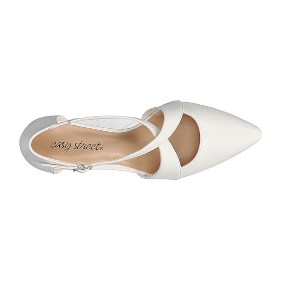 Easy Street Elegance Womens Round Closed Toe Stiletto Heel Pumps