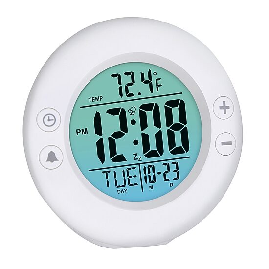 Westclox White Alarm Clock