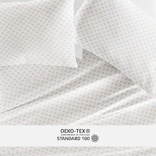 Casual Comfort 300tc Cotton Sateen Pattern 4 piece Sheet Set