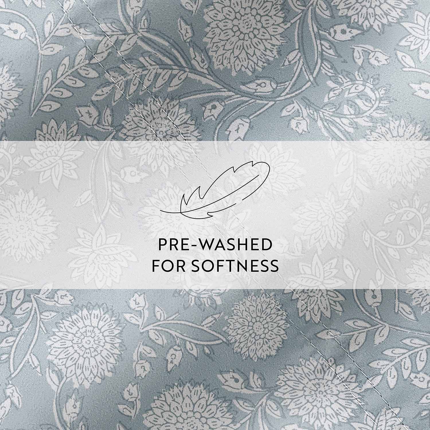 Casual Comfort 300tc Cotton Sateen Pattern 4 piece Sheet Set