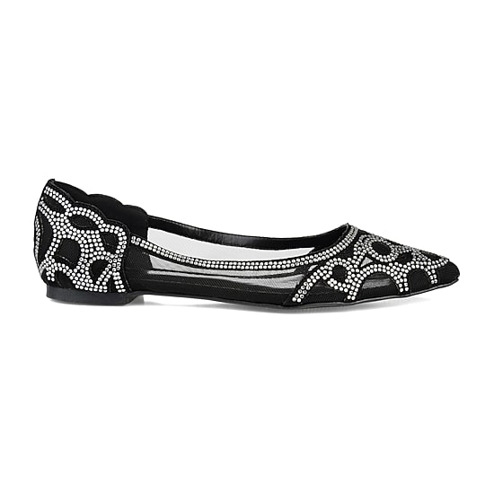 Journee Collection Batavia Womens Pointed Closed Toe Slip-On Shoe