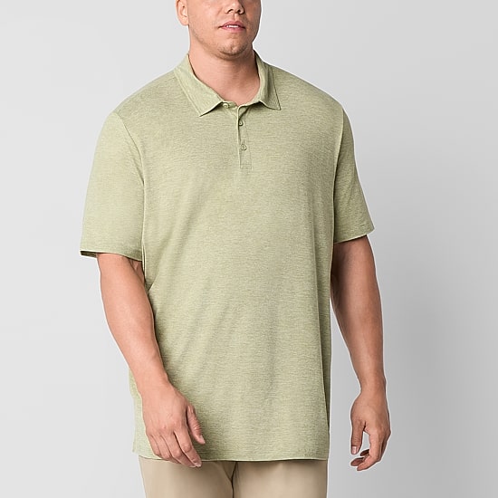 Stylus Big and Tall Mens Regular Fit Short Sleeve Polo Shirt