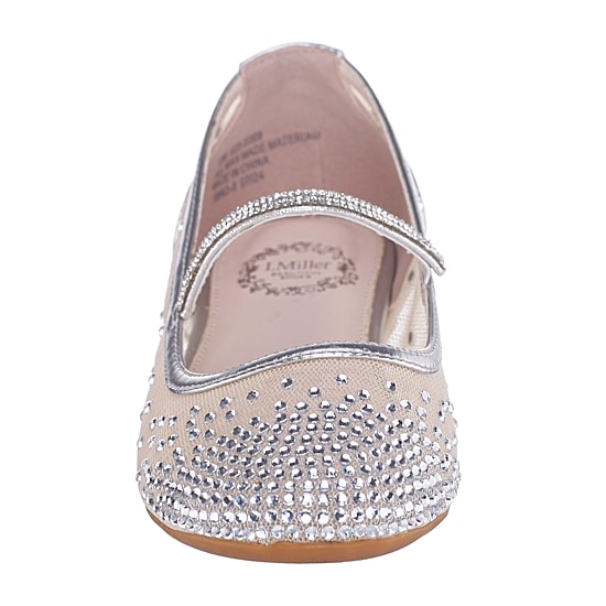 I. Miller Mercedes Little & Big Kid Girls Round Closed Toe Ballet Flats
