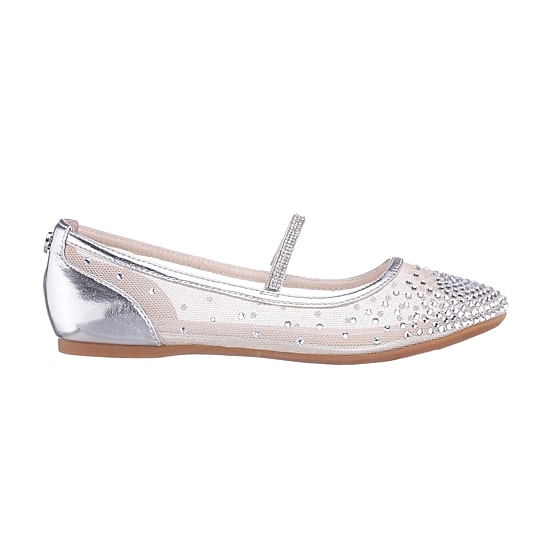 I. Miller Mercedes Little & Big Kid Girls Round Closed Toe Ballet Flats