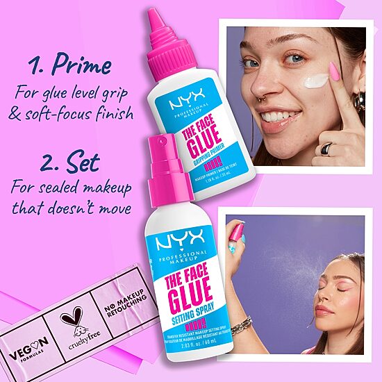 NYX Professional Makeup The Face Glue Extreme Hold Makeup Setting Spray