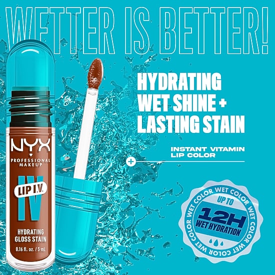 NYX Professional Makeup Lip Iv Hydrating Gloss Stain