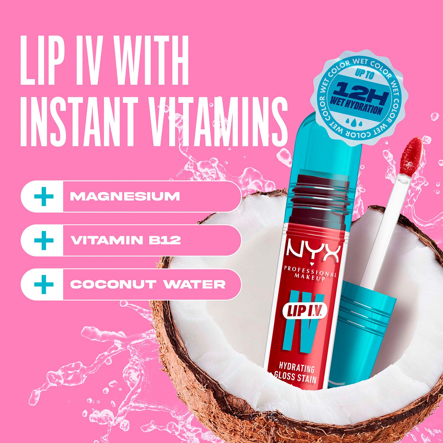 NYX Professional Makeup Lip Iv Hydrating Gloss Stain