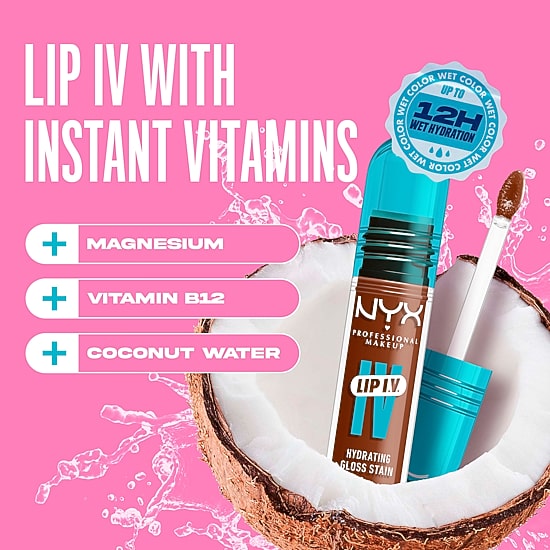 NYX Professional Makeup Lip Iv Hydrating Gloss Stain