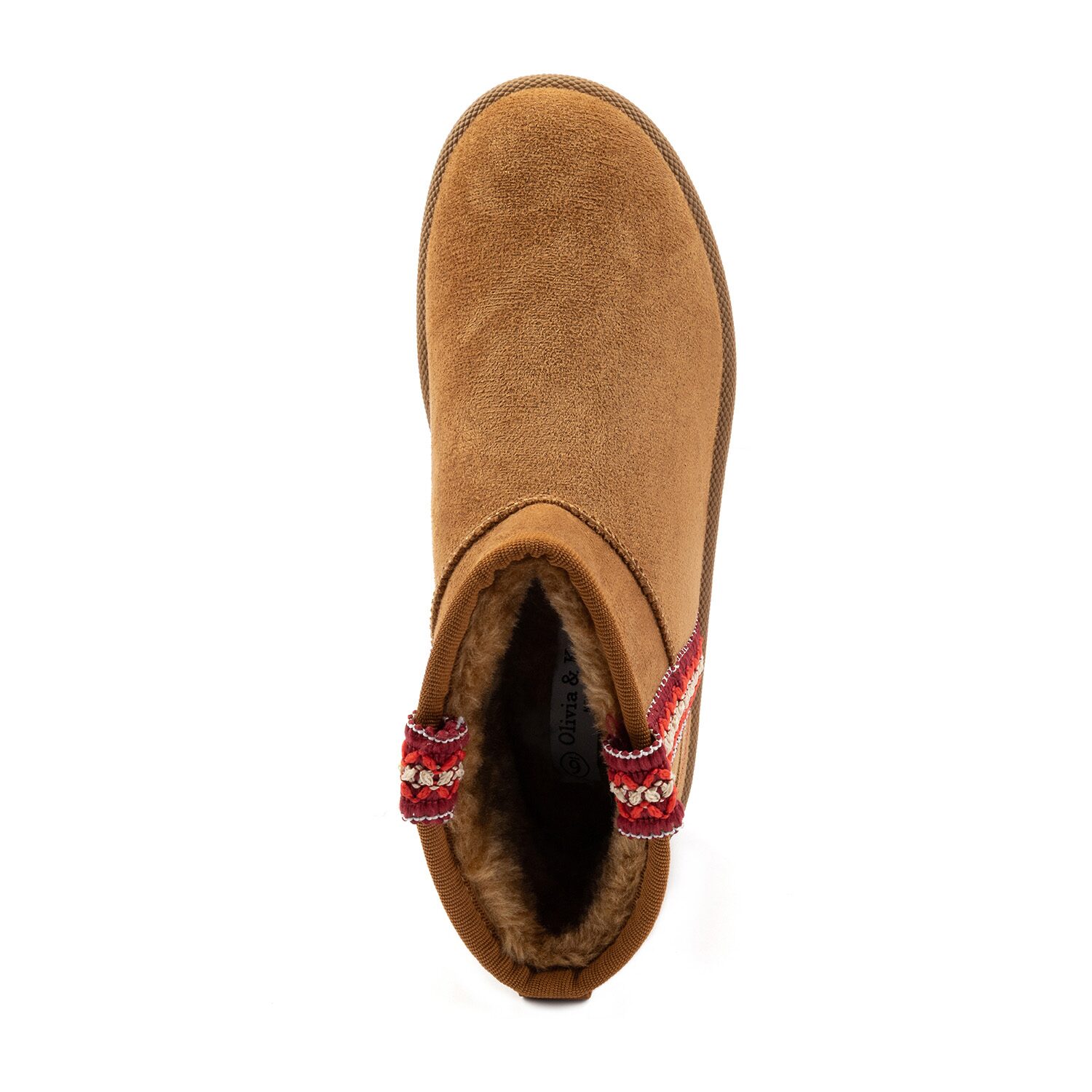 Olivia & Kate Womens Rainy Flat Heel Booties