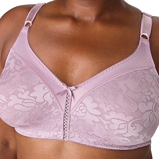 Bali Double Support® Spa Closure® Comfort-U Back Full Coverage Wireless Full Coverage Bra 3372