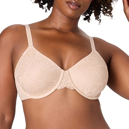 Bali Passion For Comfort Comfy Glam Underwire Full Coverage Bra