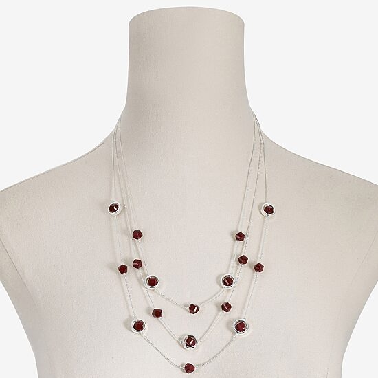 Mixit Womens 21 Inch Illusion Necklace