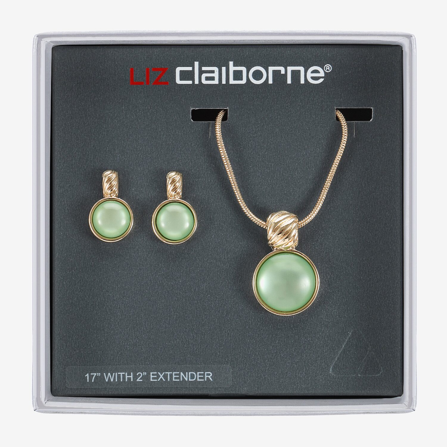 Liz Claiborne Womens Round 2-pc. Jewelry Set