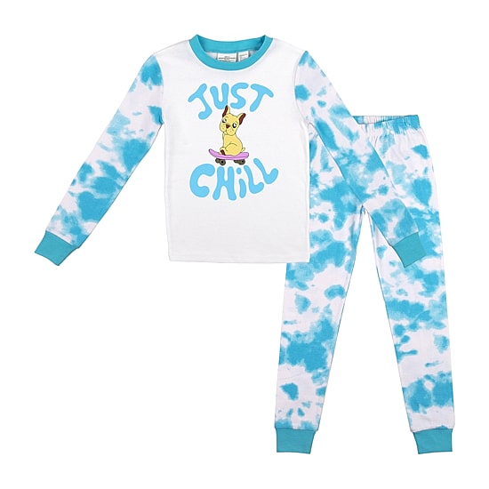 Little & Big Kid Girls Crew Neck Long Sleeve 2-pc. Pajama Set