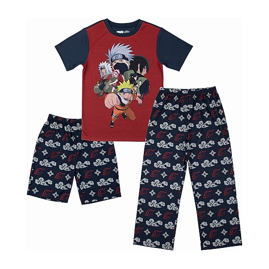Little & Big Kid Boys Naruto 3-pc. Pajama Pants