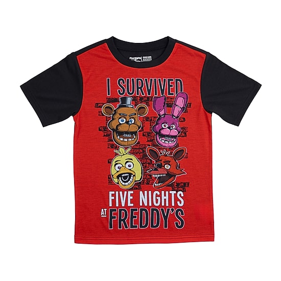 Little & Big Kid Boys Five Nights at Freddys 3-pc. Pajama Pants