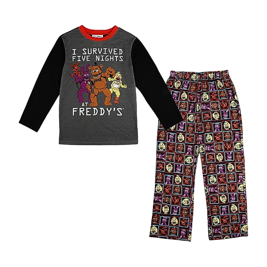 Little & Big Kid Boys Five Nights at Freddys 2-pc. Pajama Pants