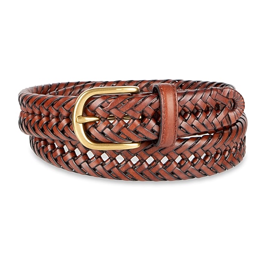 Stafford 32mm Basket Weave Mens Belt