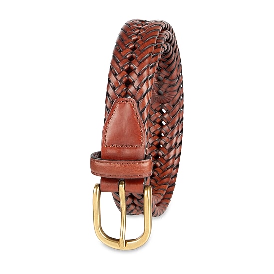 Stafford 32mm Basket Weave Mens Belt
