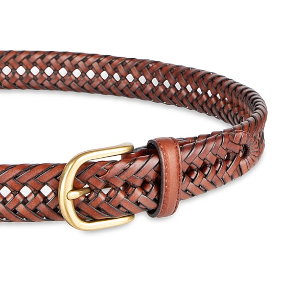 Stafford 32mm Basket Weave Mens Belt