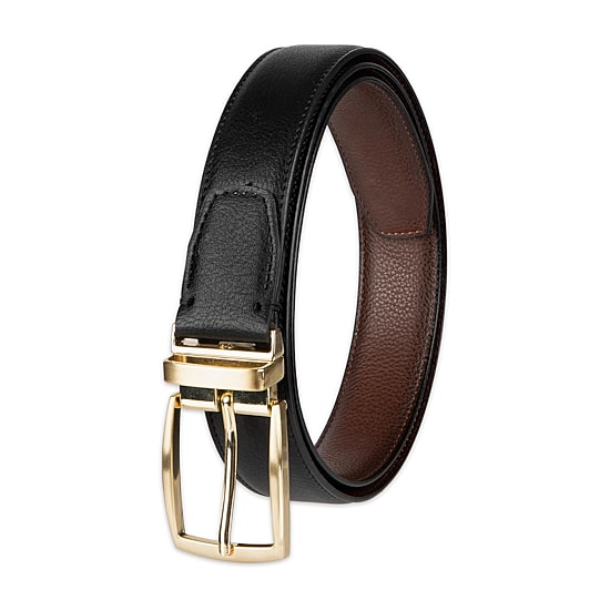 Stafford 32mm Fe Revs Pebble Mens Belt