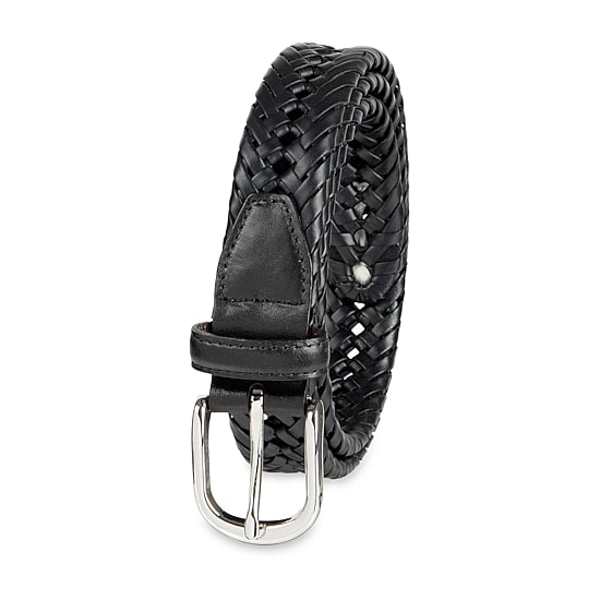 Stafford 32mm Basket Weave Mens Belt