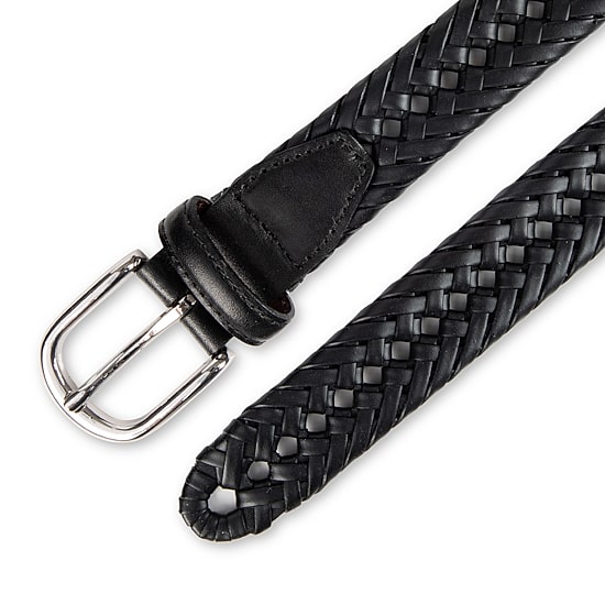 Stafford 32mm Basket Weave Mens Belt