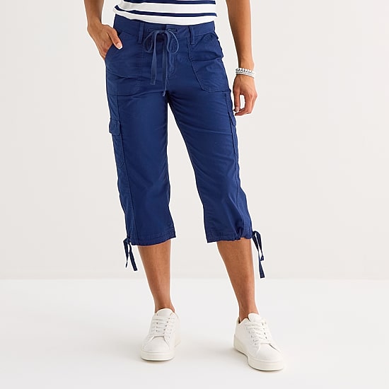 St. John's Bay Womens Straight Capri Pant