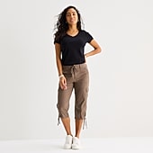 St. John's Bay Womens Straight Capri Pant