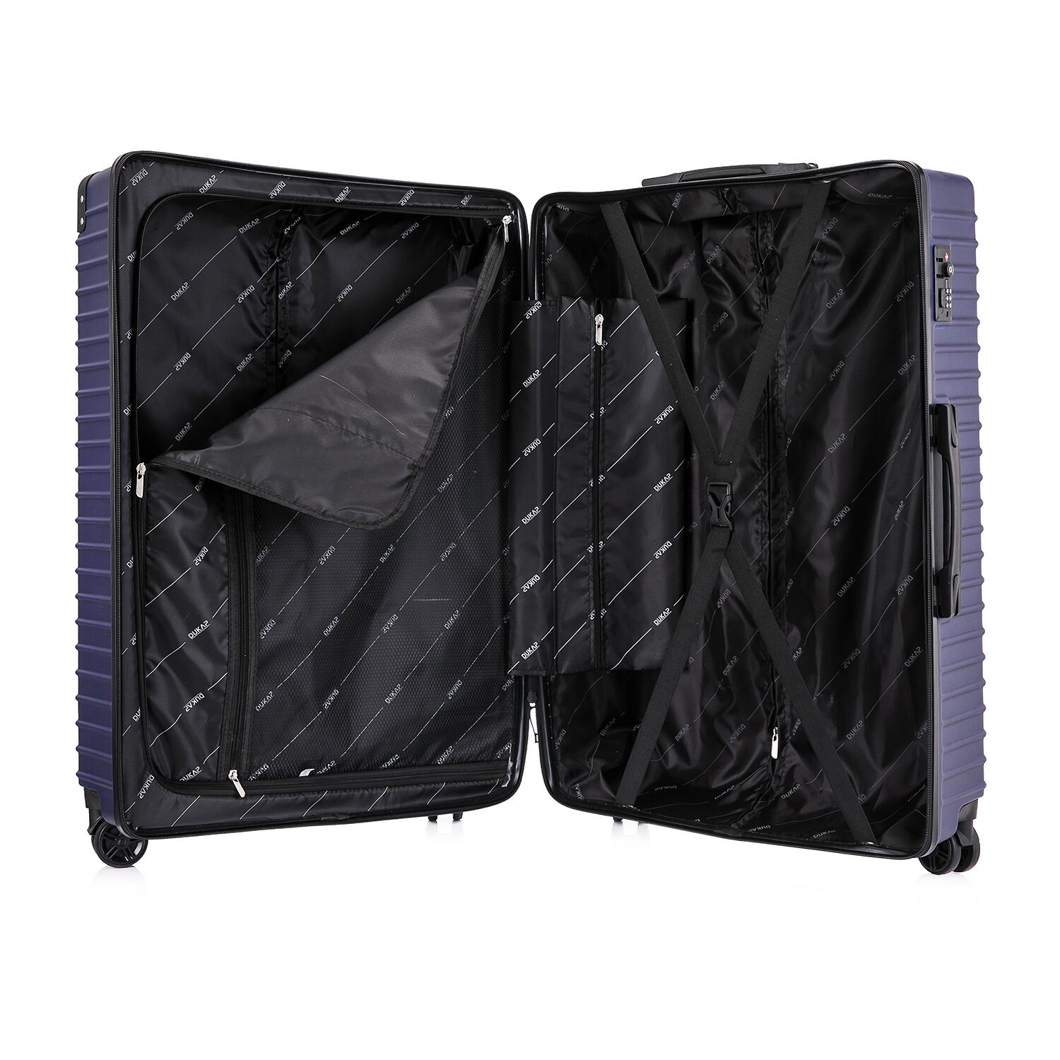 Dukap Tour 28 Inch Hardside Lightweight Checked Spinner Luggage