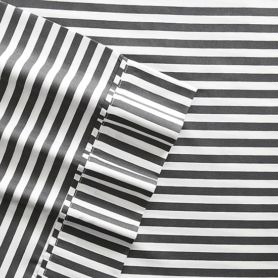 Casual Comfort™ Premium Ultra Soft Ribbon Pattern Microfiber Wrinkle Free Sheet Set