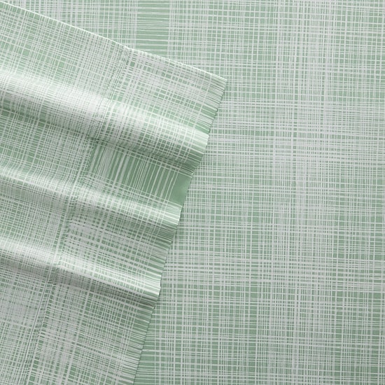 Casual Comfort™ Premium Ultra Soft Thatch Pattern Microfiber Wrinkle Free Sheet Set