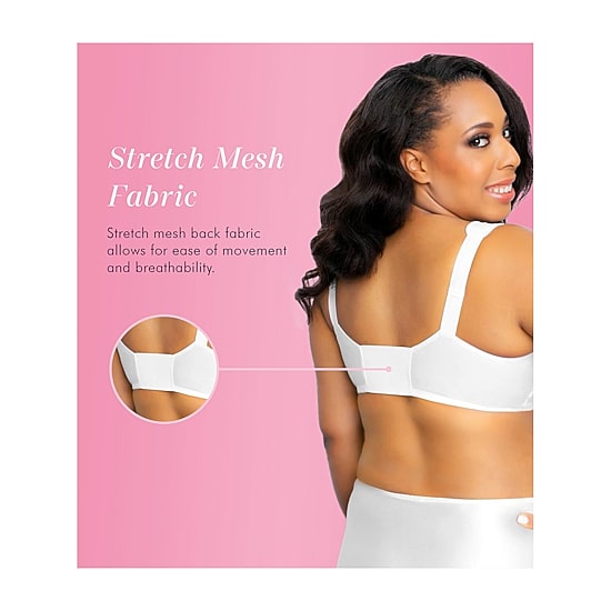 Exquisite Form Fully Full Coverage Unlined Wireless Full Coverage Bra 5100530