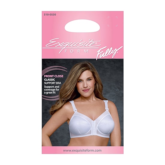 Exquisite Form Fully Full Coverage Unlined Wireless Full Coverage Bra 5100530