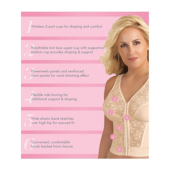 Exquisite Form Fully Full Coverage Longline Unlined Full Coverage Bra 5107565