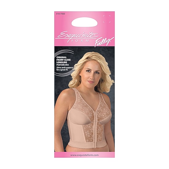 Exquisite Form Fully Full Coverage Longline Unlined Full Coverage Bra 5107565