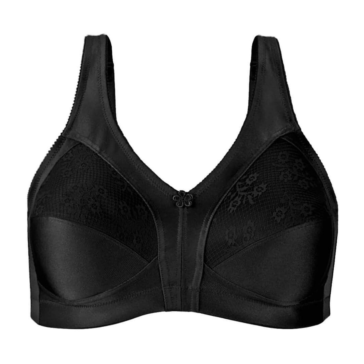 Exquisite Form® Women's FULLY Slimming Wireless Full-Coverage Bra with Back Closure & Lace- 5100548